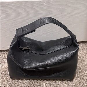 NWOT 11NIL Black Vegan Leather Handbag